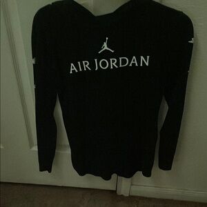 Jordan Black Long Sleeve Tee